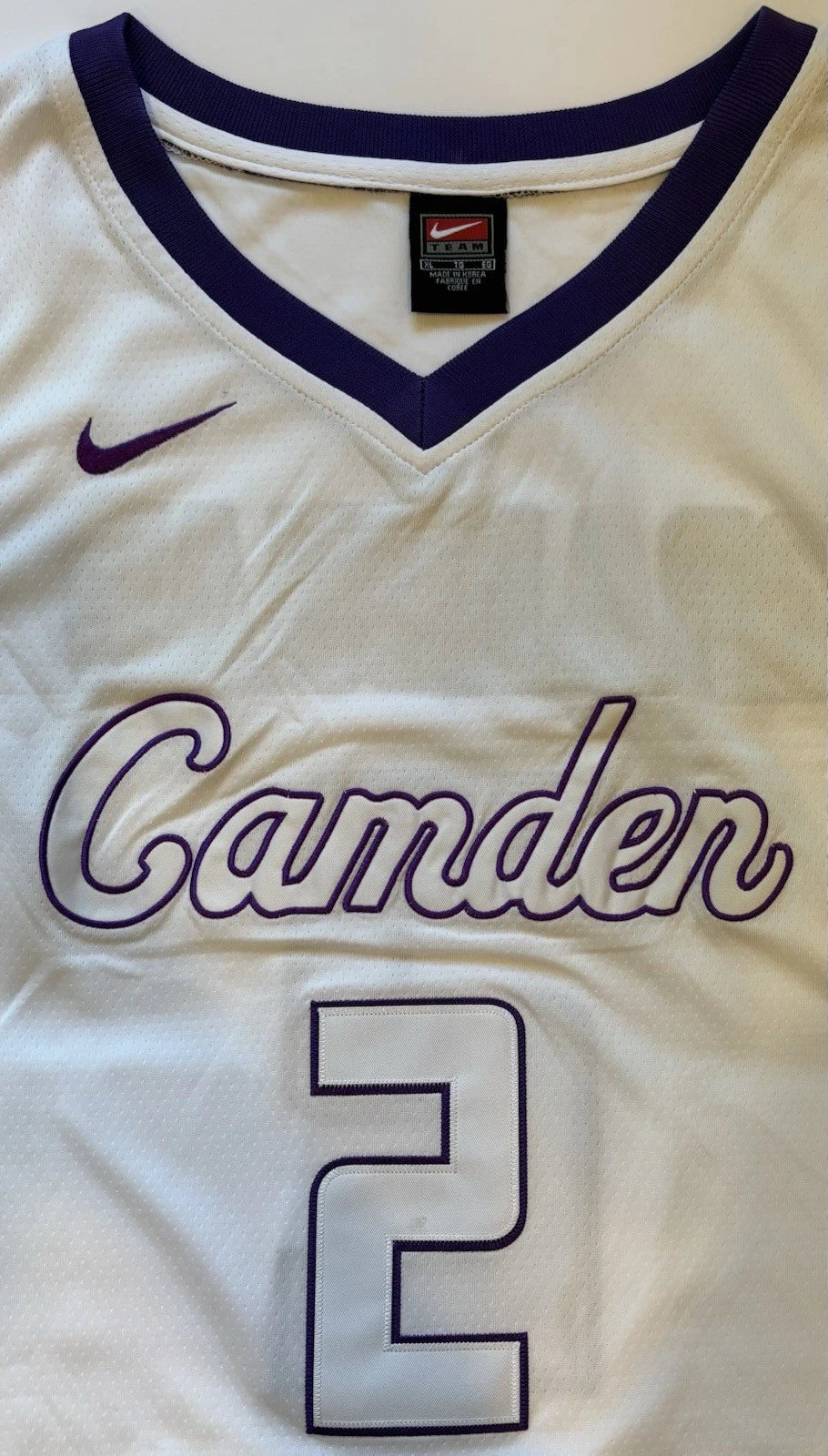 Aaron Bradshaw Autographed/Signed Camden HS NJ Jersey!