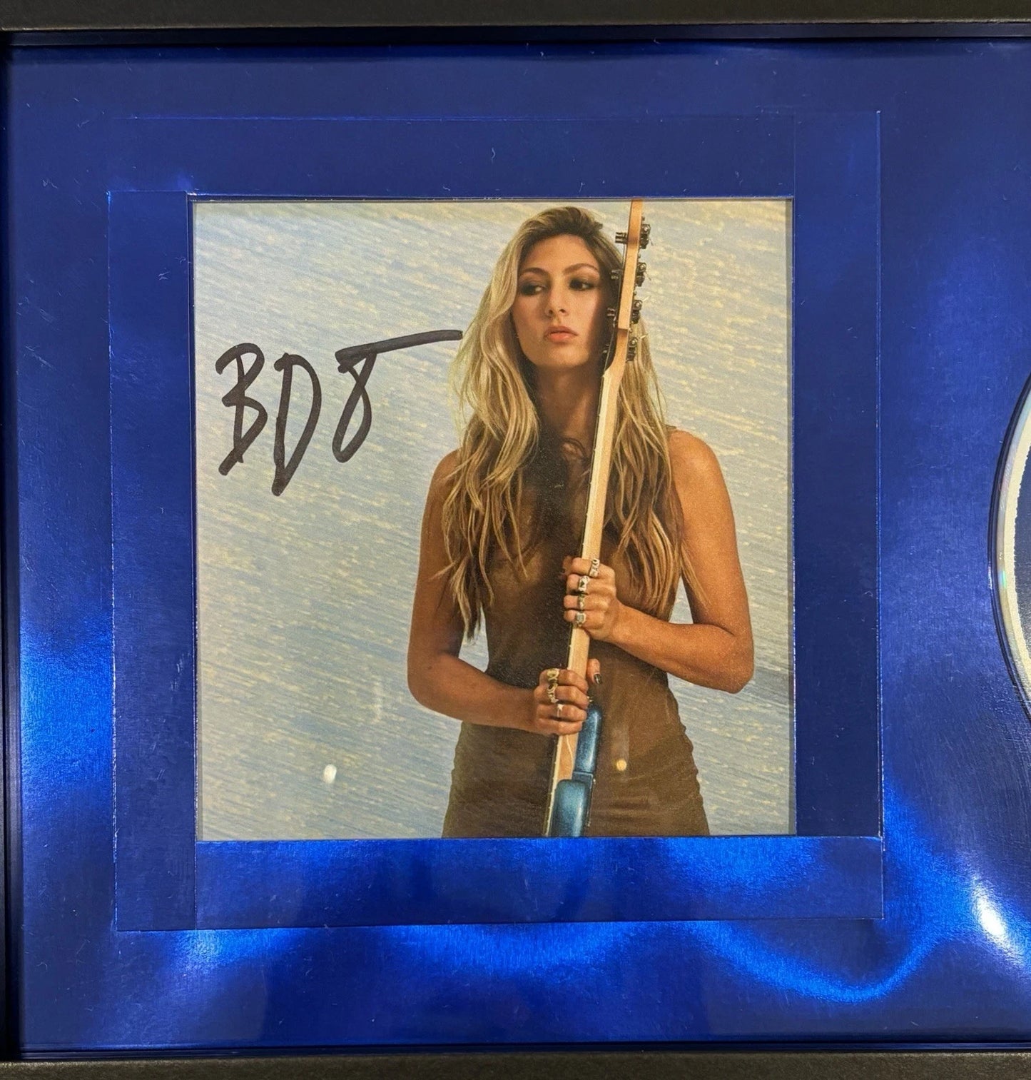 Blu DeTiger Autographed/Signed All I Ever Want is Everything CD Insert Framed!