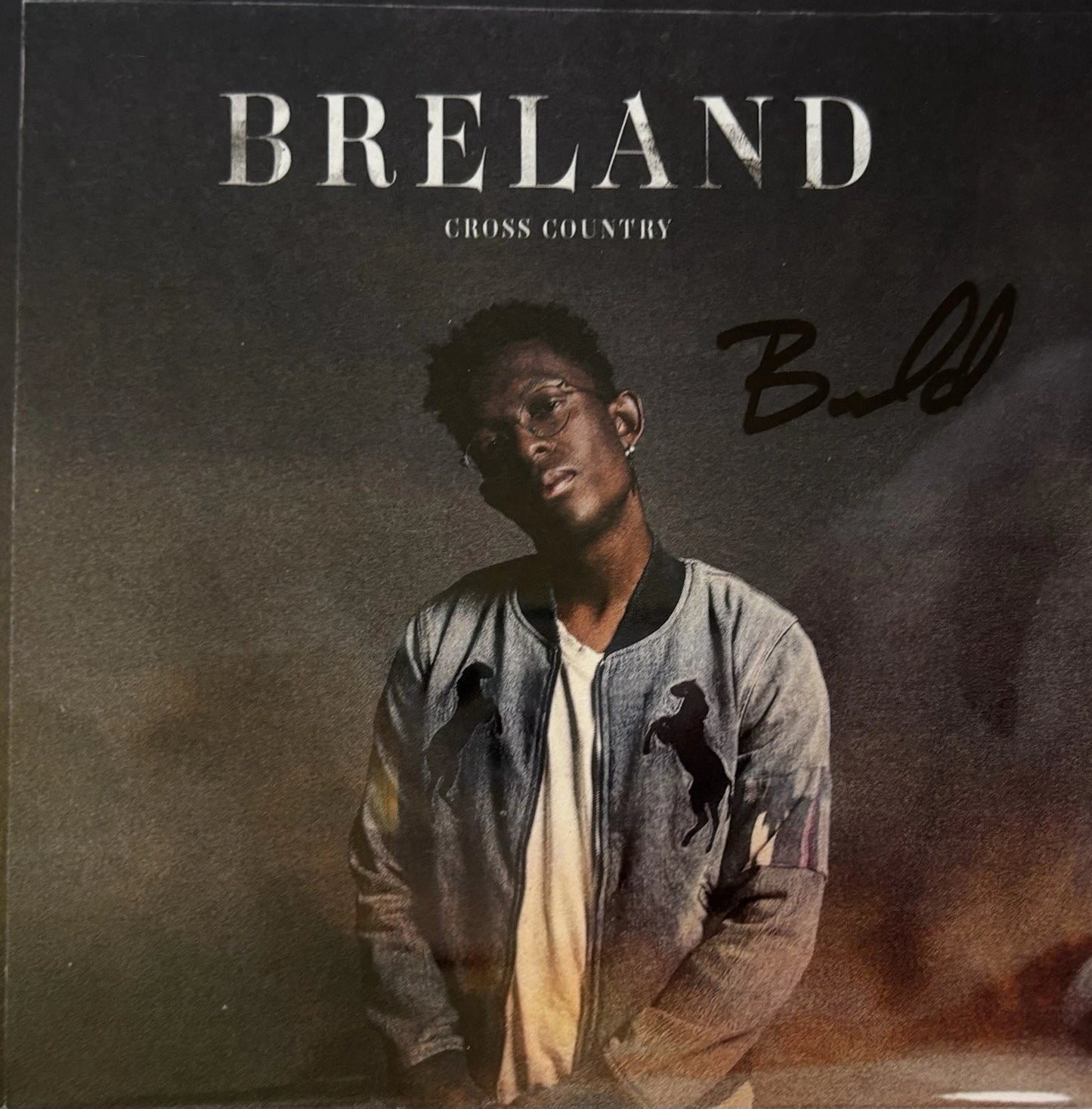 Breland Autographed/Signed Cross Country CD Insert PSA Encapsulated!
