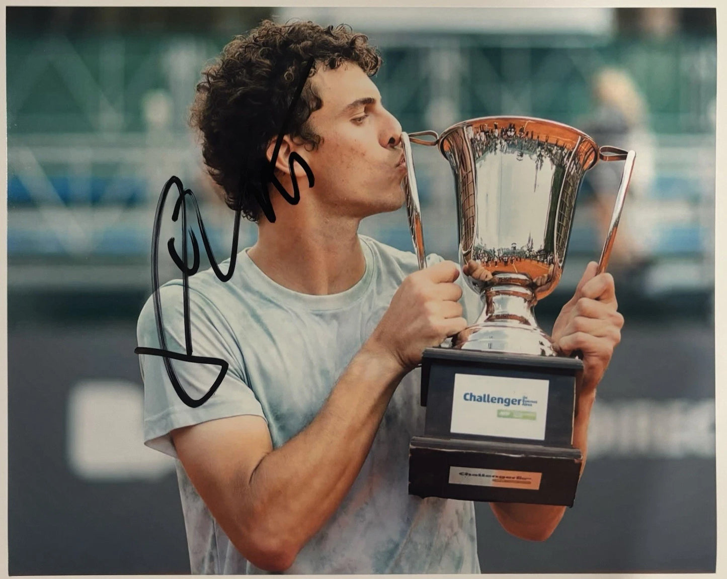 Juan Manuel Cerundolo Autographed/Signed Trophy 8x10 Photo!