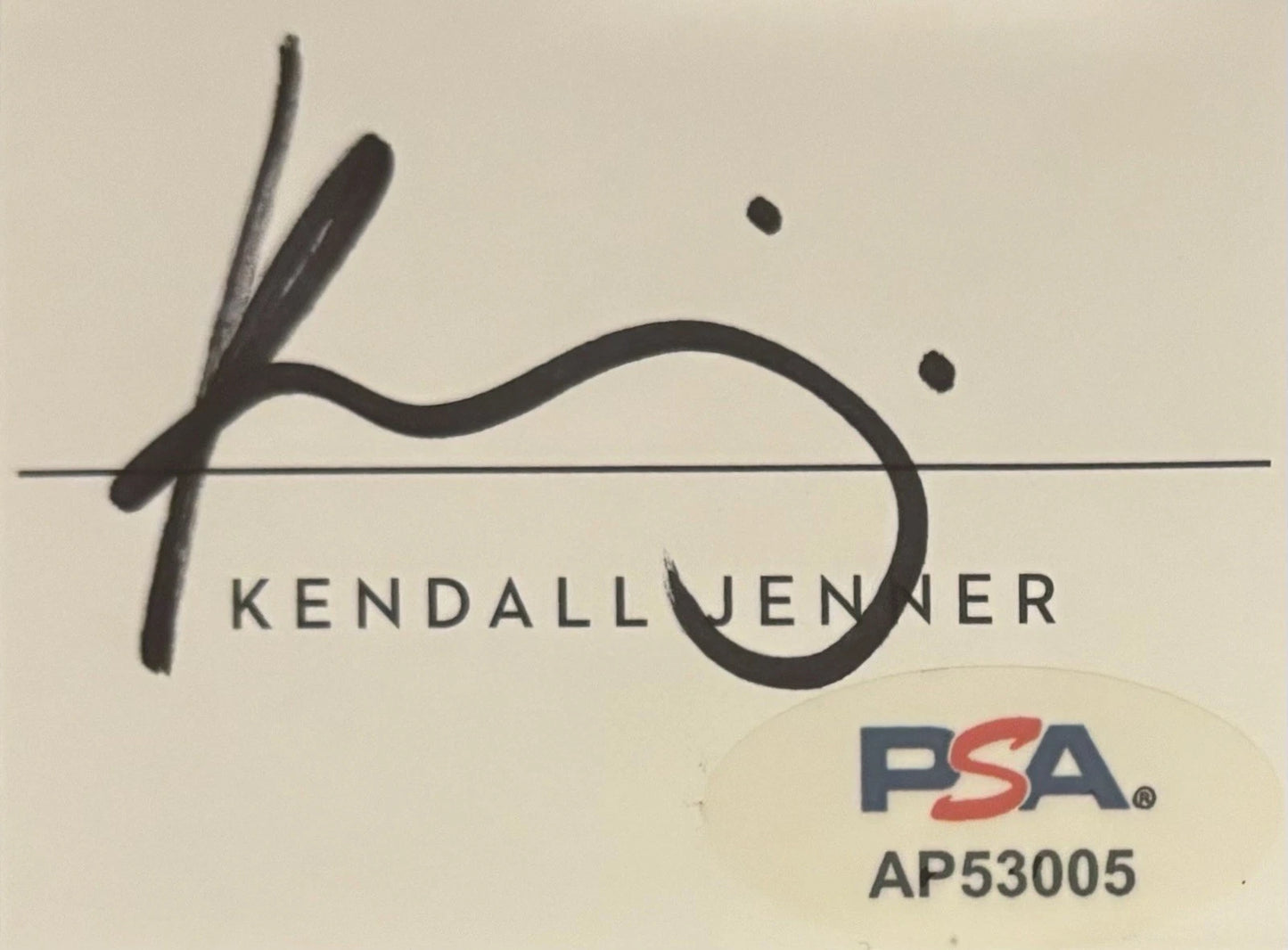 Kendall Jenner Autographed/Signed Cut PSA 11x14 Framed 8x10 Photo!