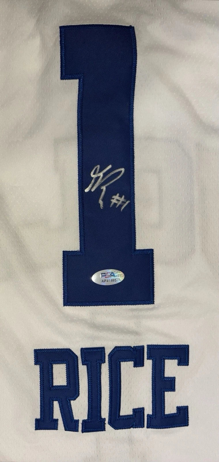 Kiki Rice Autographed/Signed UCLA Bruins Jersey PSA!