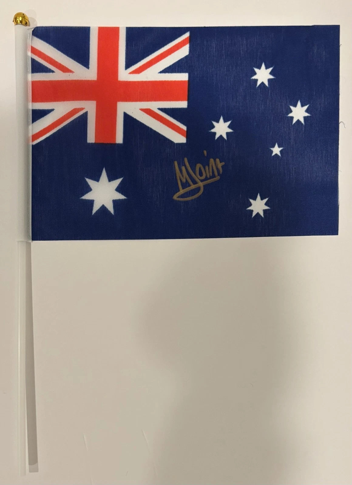 Maya Joint Autographed/Signed Mini Australian Flag RARE! Tennis Auto WTA QTY