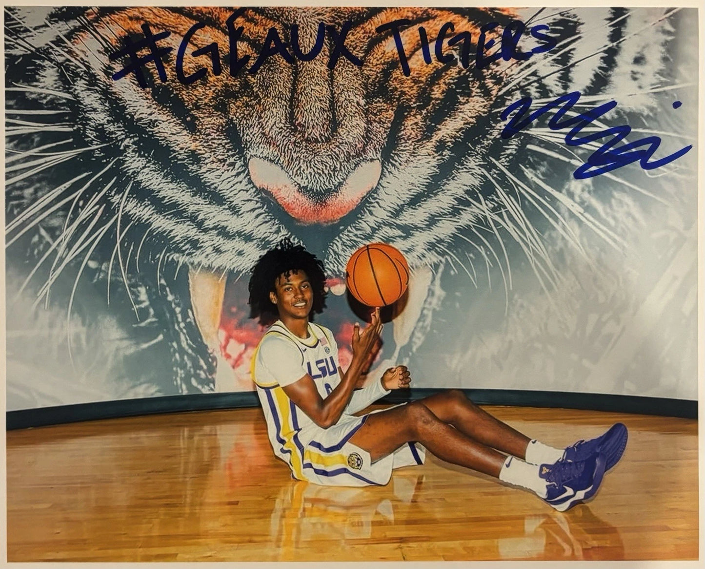 Mazi Mosley Autographed/Signed "#GEAUXTIGERS" LSU Tigers 8x10 Photo!