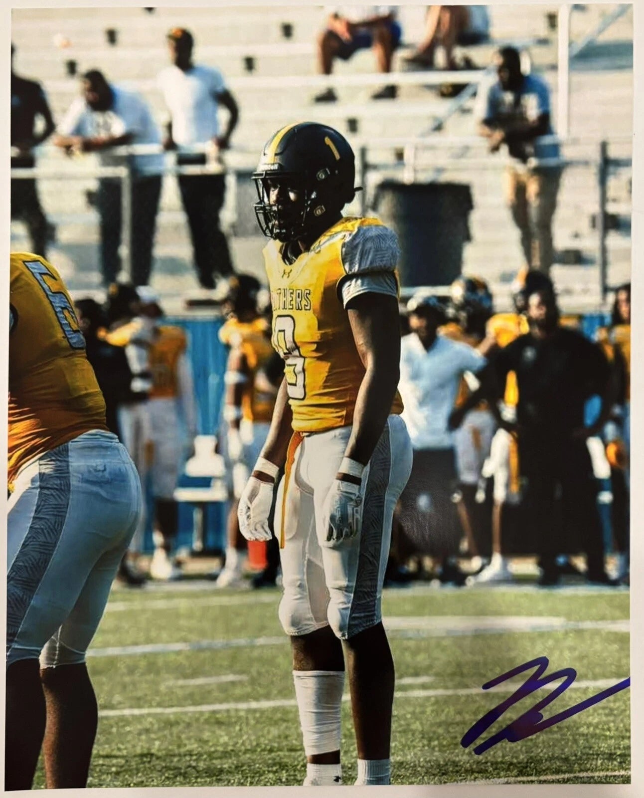 Zion Elee Autographed/Signed St. Frances Maryland 8x10 Photo!