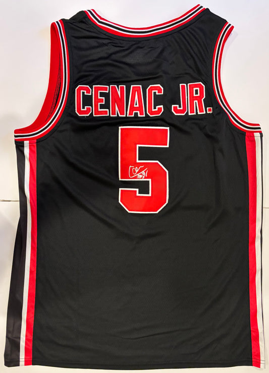 Chris Cenac Jr. Autographed/Signed Houston Cougars Jersey Exact Proof!