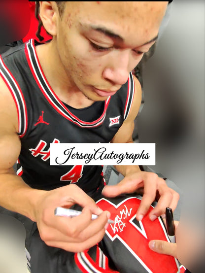 Kingston Flemings Autographed/Signed Houston Cougars Jersey Exact Proof!