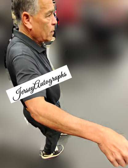 Kelvin Sampson Autographed/Signed Houston Cougars Jersey Exact Proof!