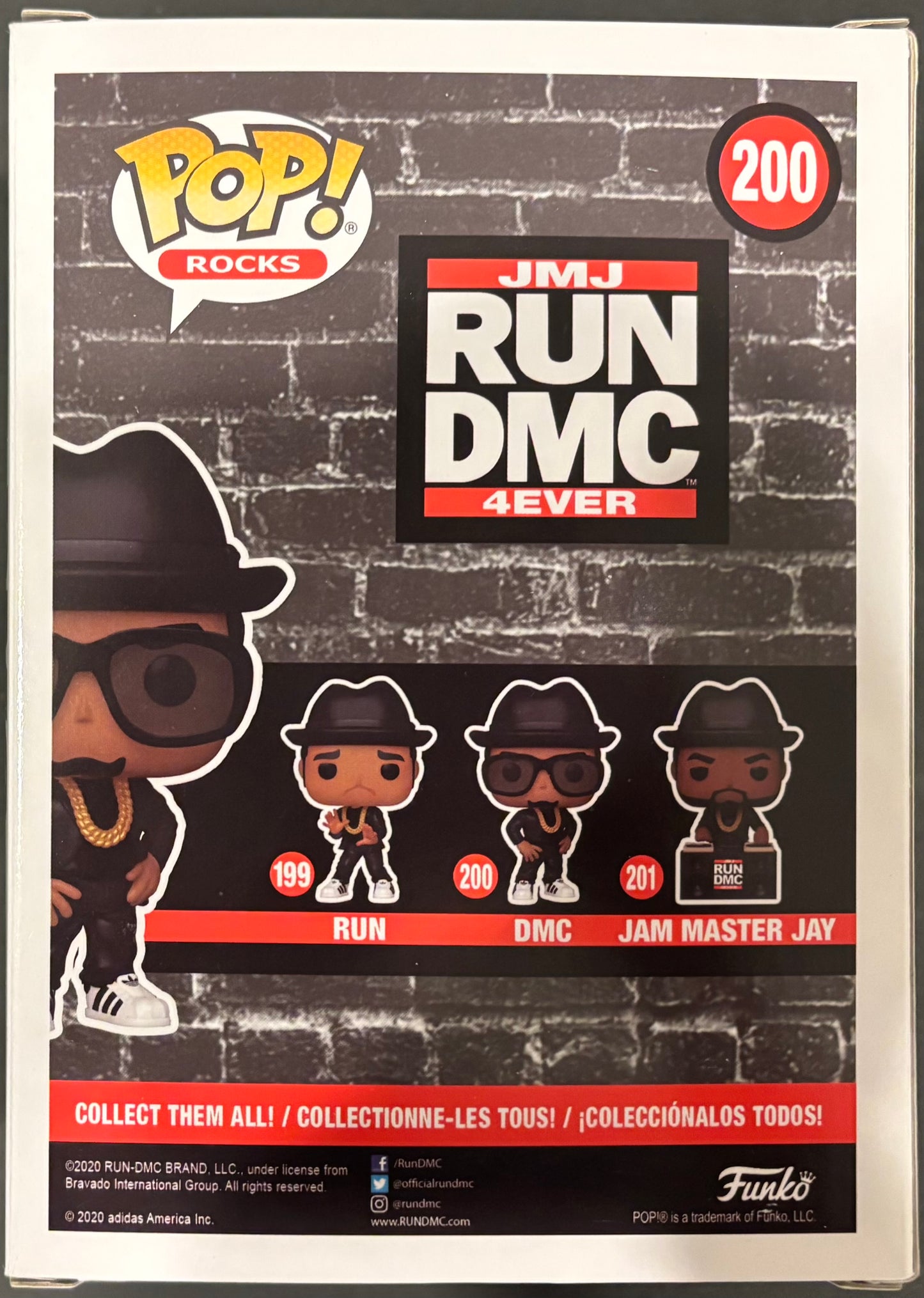 DMC Darryl McDaniels (Run DMC) Autographed/Signed Funko Pop!