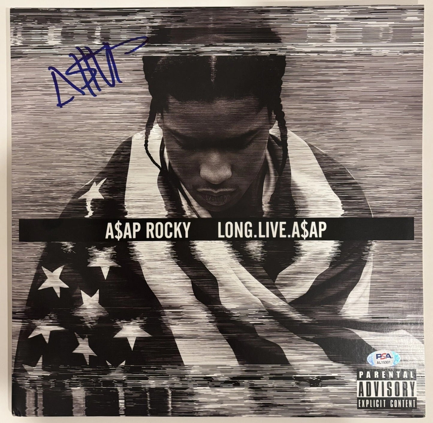 ASAP Rocky Autographed/Signed Long Live A$AP Vinyl PSA COA!