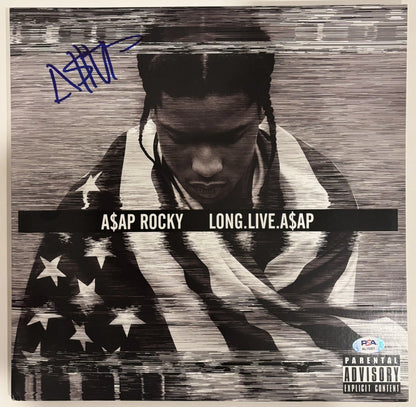 ASAP Rocky Autographed/Signed Long Live A$AP Vinyl PSA COA!