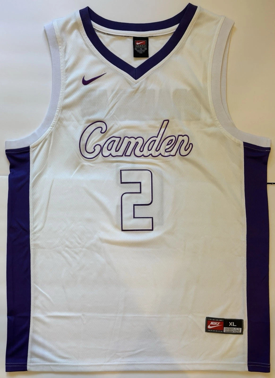 Aaron Bradshaw Autographed/Signed Camden HS NJ Jersey!