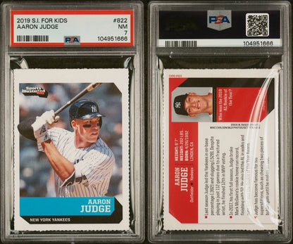 Aaron Judge 2019 Sports Illustrated SI for Kids Card New York Yankees PSA 7!