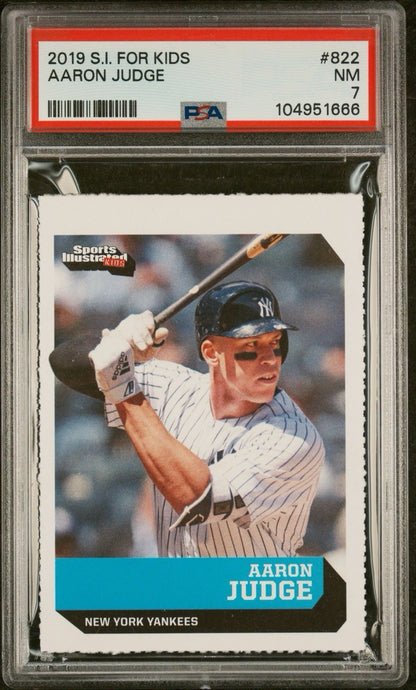 Aaron Judge 2019 Sports Illustrated SI for Kids Card New York Yankees PSA 7!