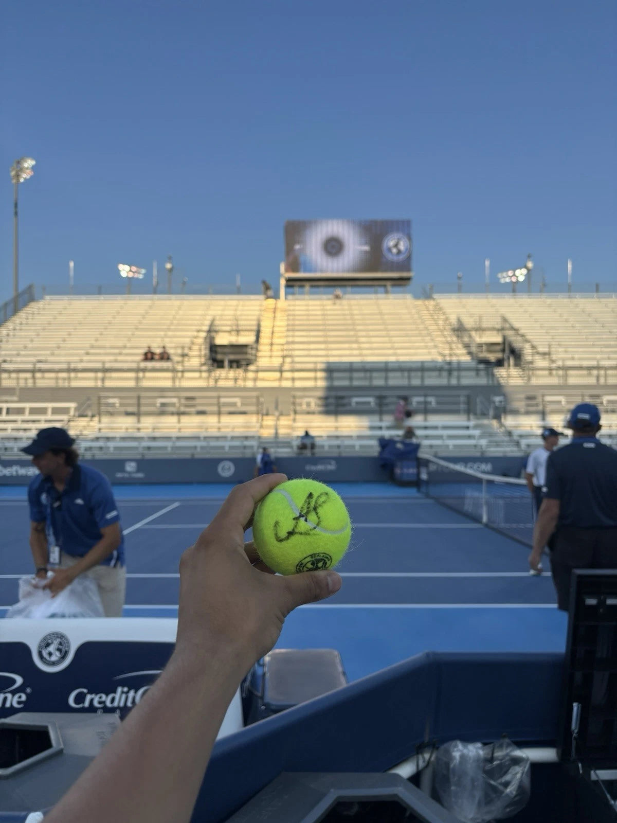 Anastasija Sevastova Autographed/Signed US Cincinnati Open Wilson Tennis Ball Proof!