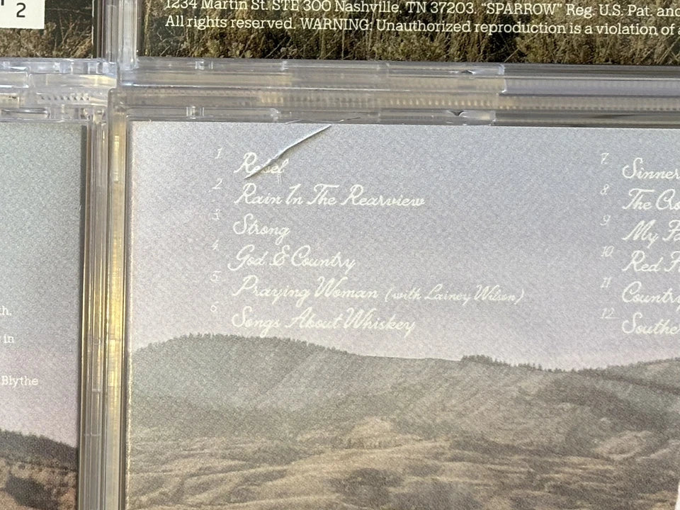 LOT of 4 Anne Wilson Autographed/Signed Rebel CD Booklets Exclusive Editions!