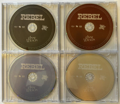 LOT of 4 Anne Wilson Autographed/Signed Rebel CD Booklets Exclusive Editions!
