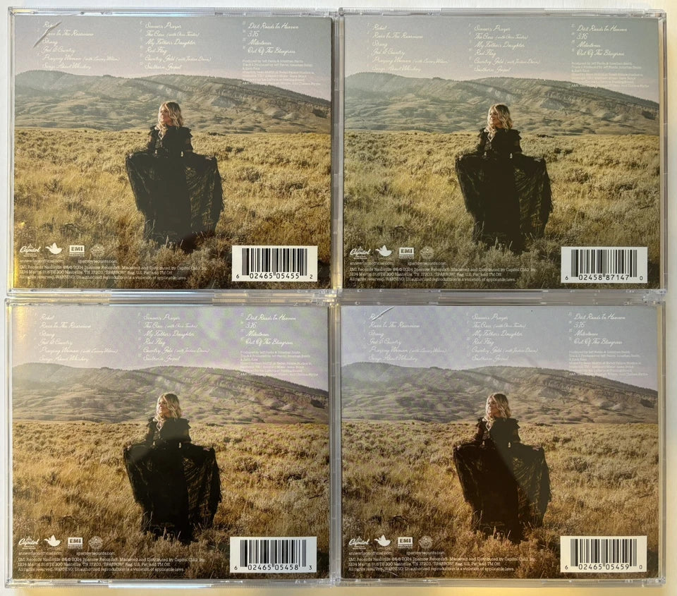 LOT of 4 Anne Wilson Autographed/Signed Rebel CD Booklets Exclusive Editions!