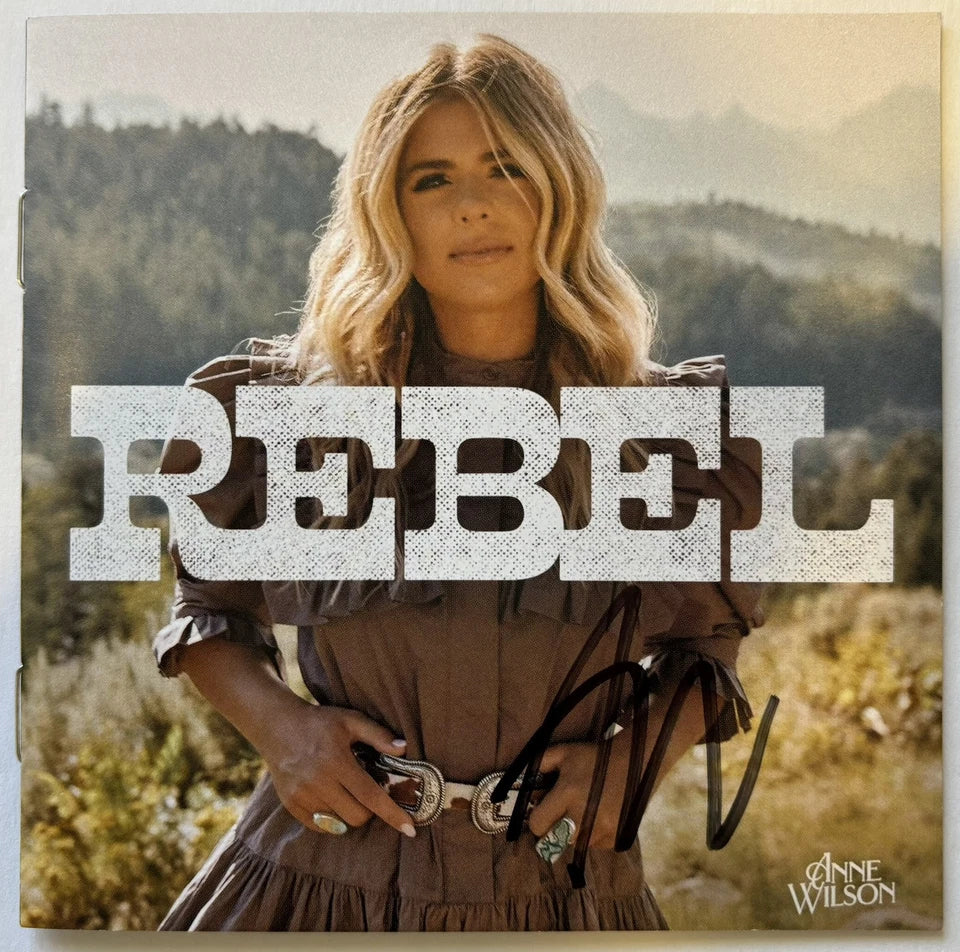 LOT of 4 Anne Wilson Autographed/Signed Rebel CD Booklets Exclusive Editions!