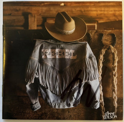 LOT of 4 Anne Wilson Autographed/Signed Rebel CD Booklets Exclusive Editions!