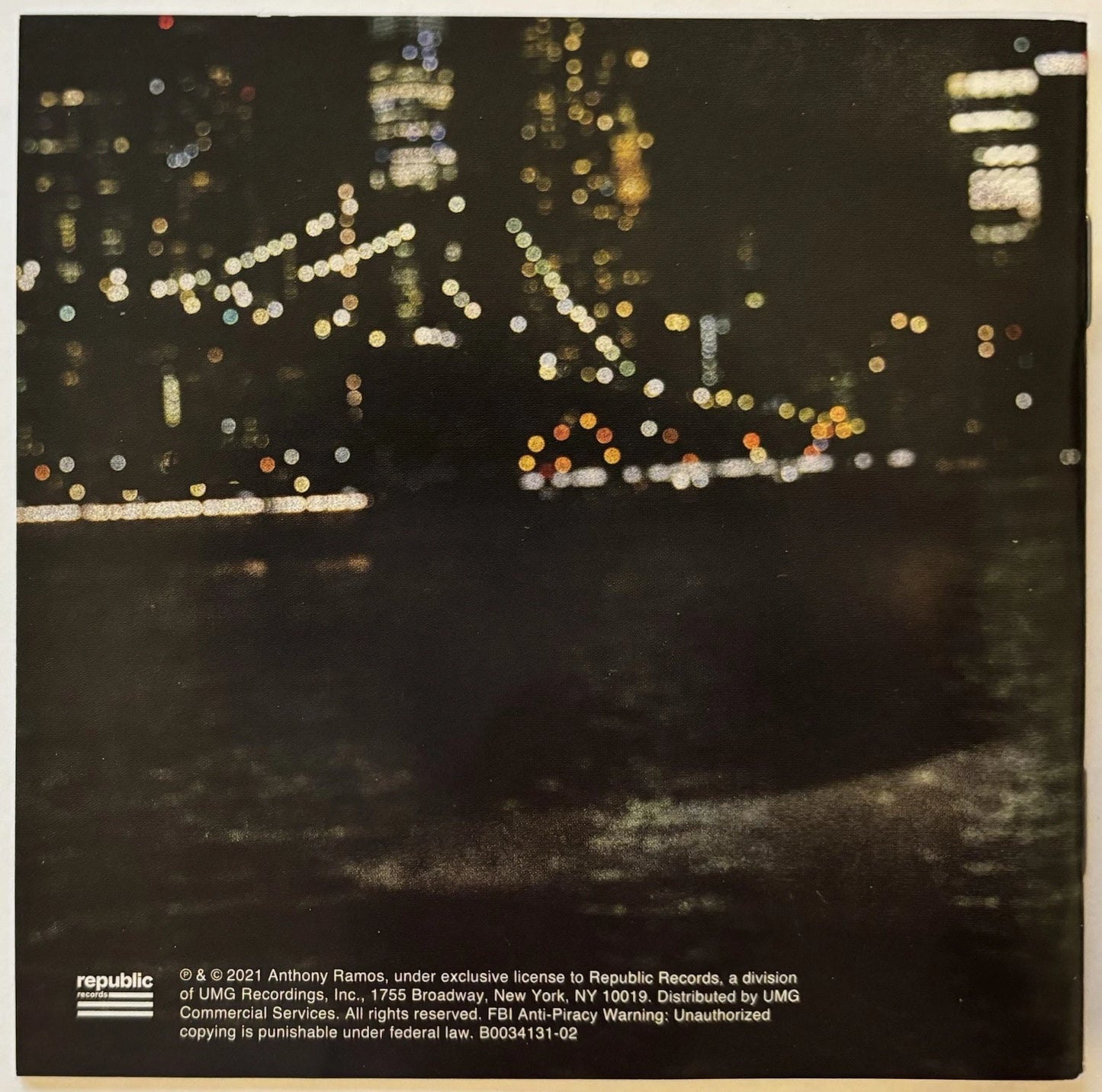 Anthony Ramos Autographed/Signed Love and Lies CD Booklet PSA with CD!