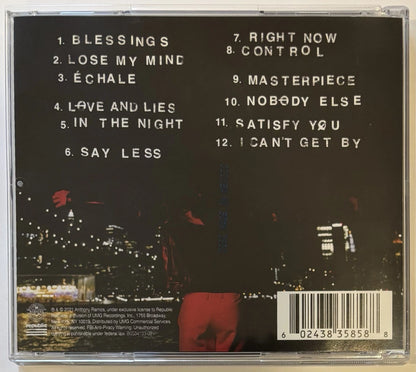 Anthony Ramos Autographed/Signed Love and Lies CD Booklet PSA with CD!