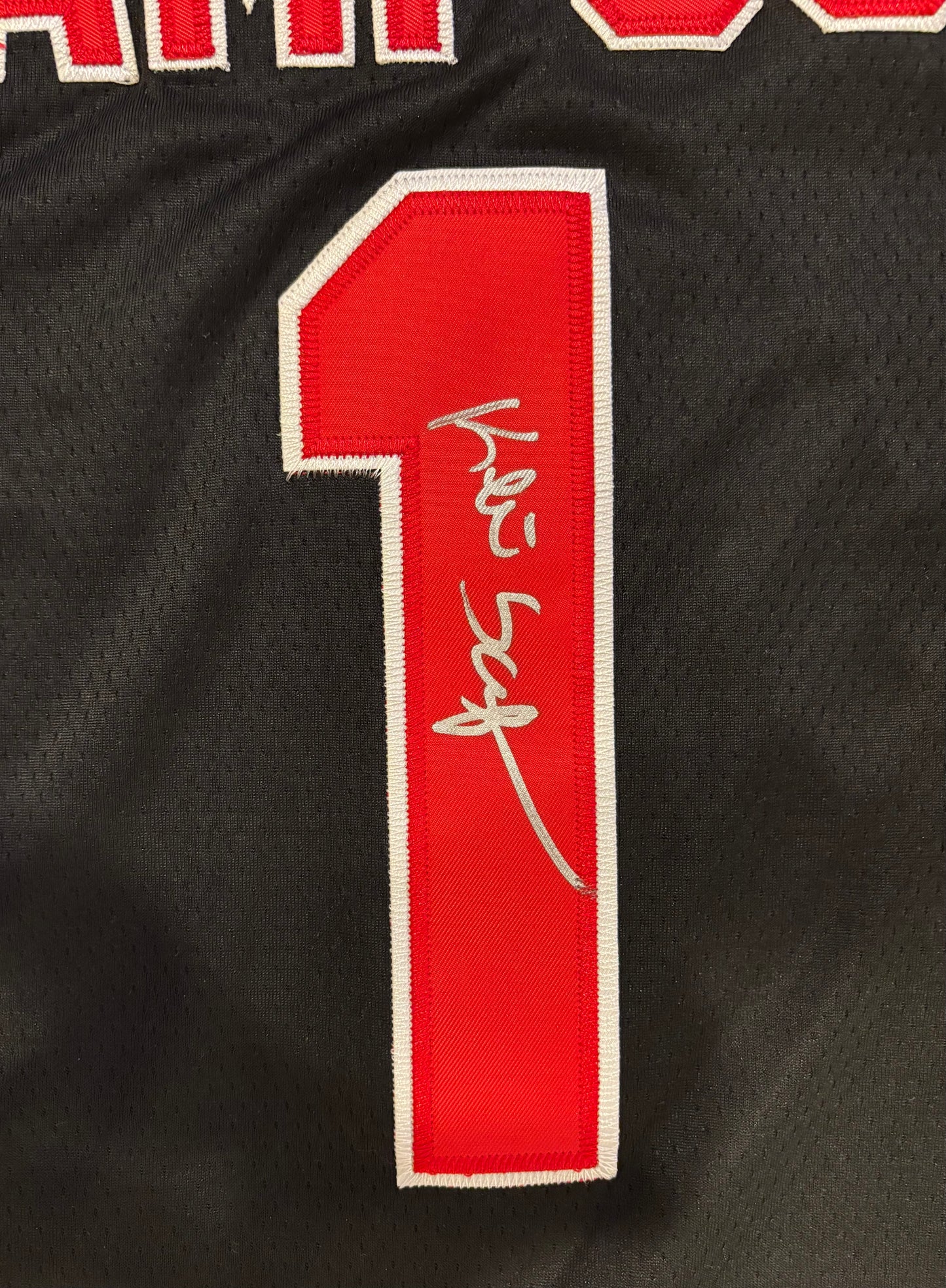 Kelvin Sampson Autographed/Signed Houston Cougars Jersey Exact Proof!