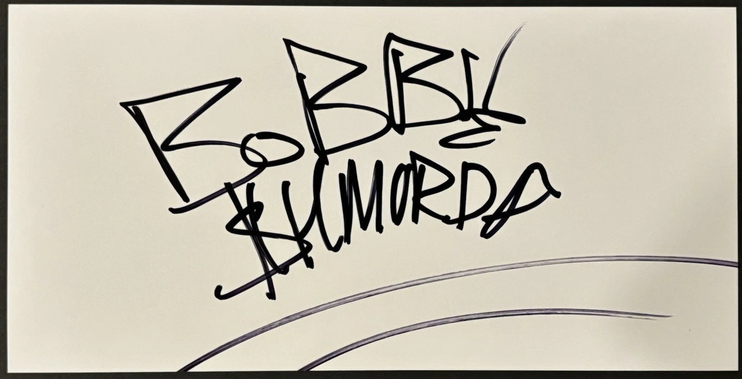 Bobby Shmurda Autographed/Signed 10x5 White Glossy Blank Photo Paper Cut!