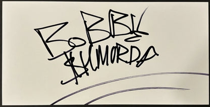 Bobby Shmurda Autographed/Signed 10x5 White Glossy Blank Photo Paper Cut!