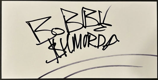 Bobby Shmurda Autographed/Signed 10x5 White Glossy Blank Photo Paper Cut!
