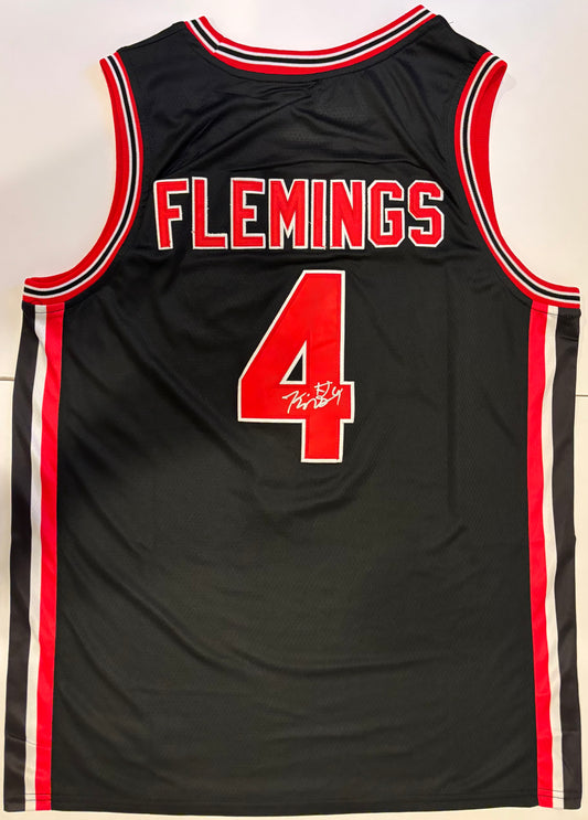 Kingston Flemings Autographed/Signed Houston Cougars Jersey Exact Proof!