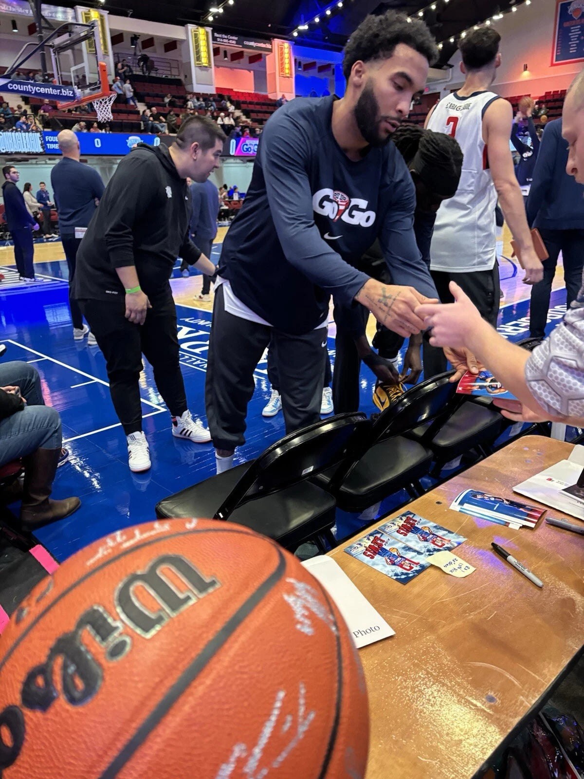 2025 Capital City Go-Go 11x Team Autogaphed/Signed Wilson Basketball!