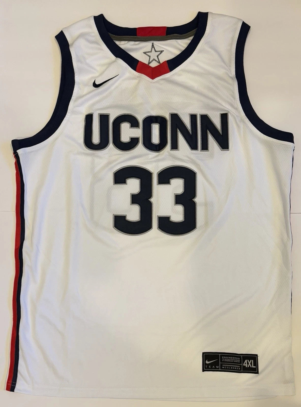Caroline Ducharme Autographed/Signed UConn Huskies Jersey PSA!