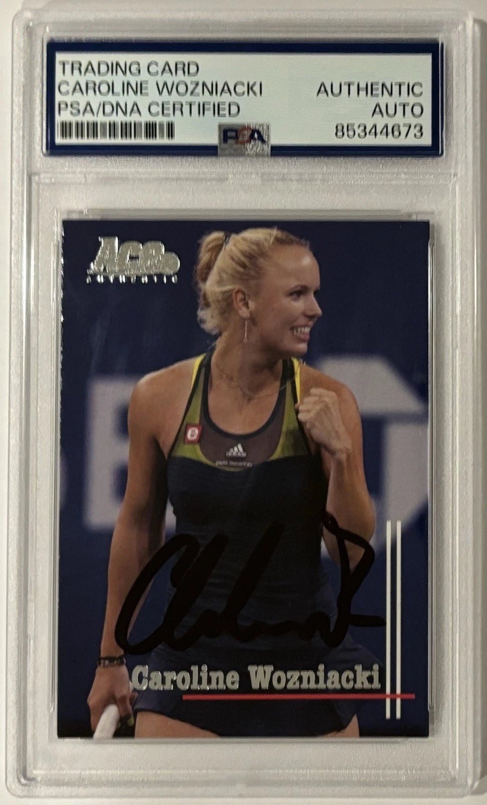 Caroline Wozniacki Autographed/Signed 2011 Ace Card PSA!