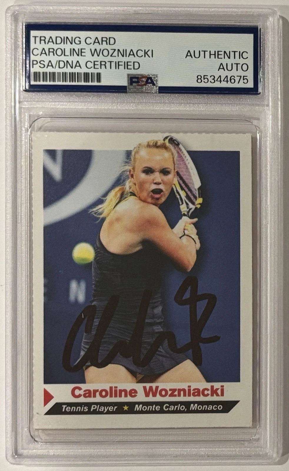 Caroline Wozniacki Autographed/Signed Sports Illustrated SI Kids RC Card #36 PSA!