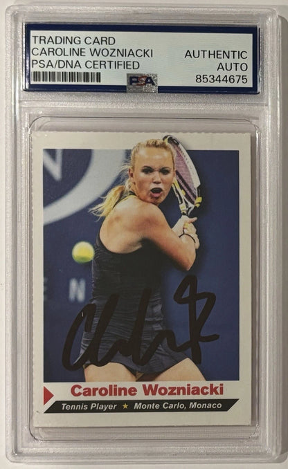 Caroline Wozniacki Autographed/Signed Sports Illustrated SI Kids RC Card #36 PSA!