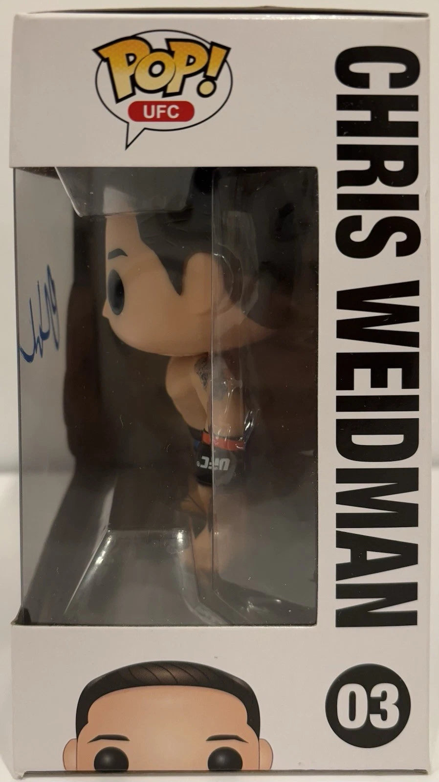 Chris Weidman Autographed/Signed UFC Funko Pop!