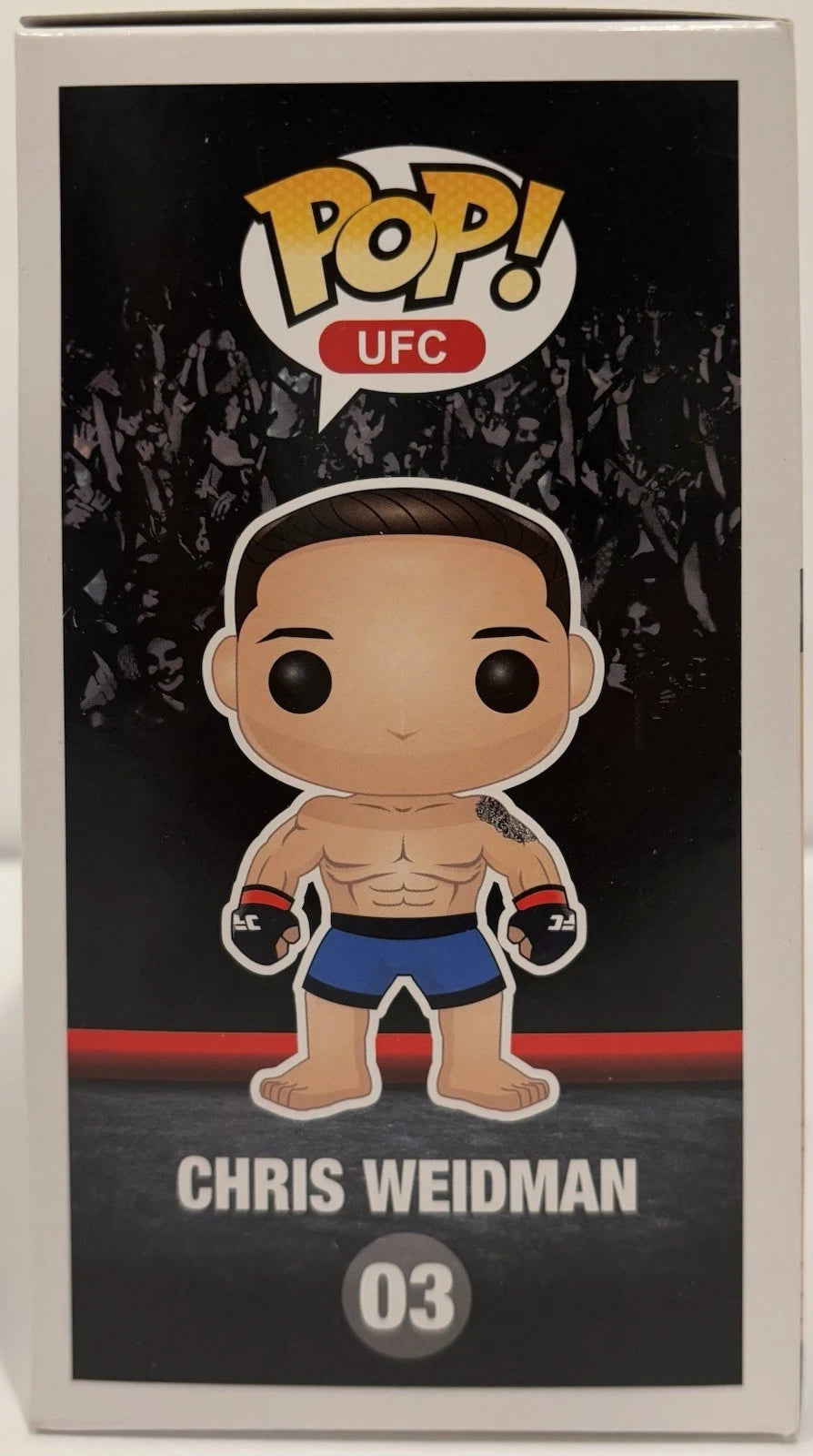 Chris Weidman Autographed/Signed UFC Funko Pop!