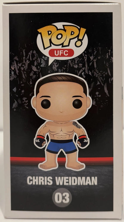 Chris Weidman Autographed/Signed UFC Funko Pop!
