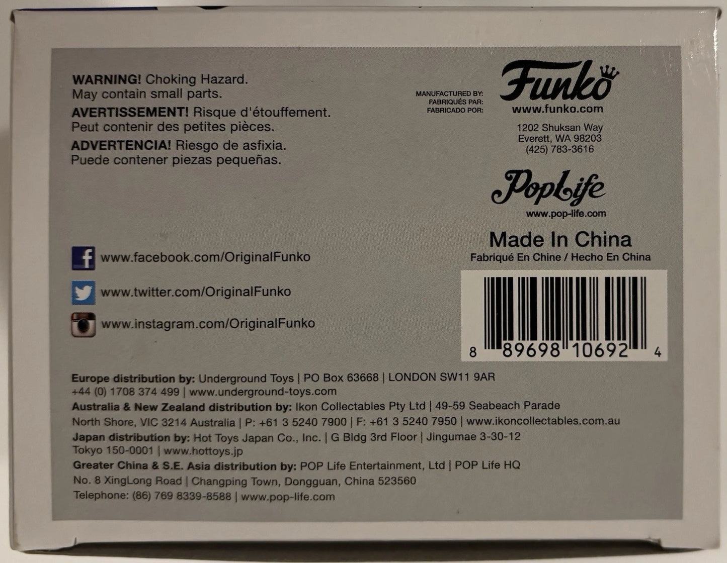 Chris Weidman Autographed/Signed UFC Funko Pop!