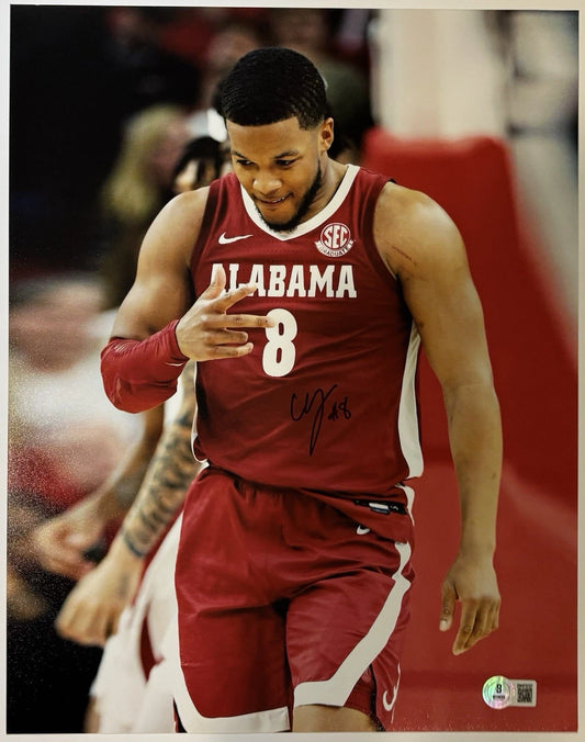 Chris Youngblood Autographed/Signed Alabama Crimson Tide 11x14 Photo Beckett Witness!