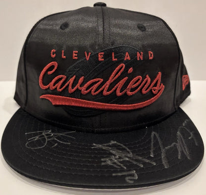 2018-19 3x Cleveland Cavaliers Autographed/Signed Hat Snapback Limited Edition!
