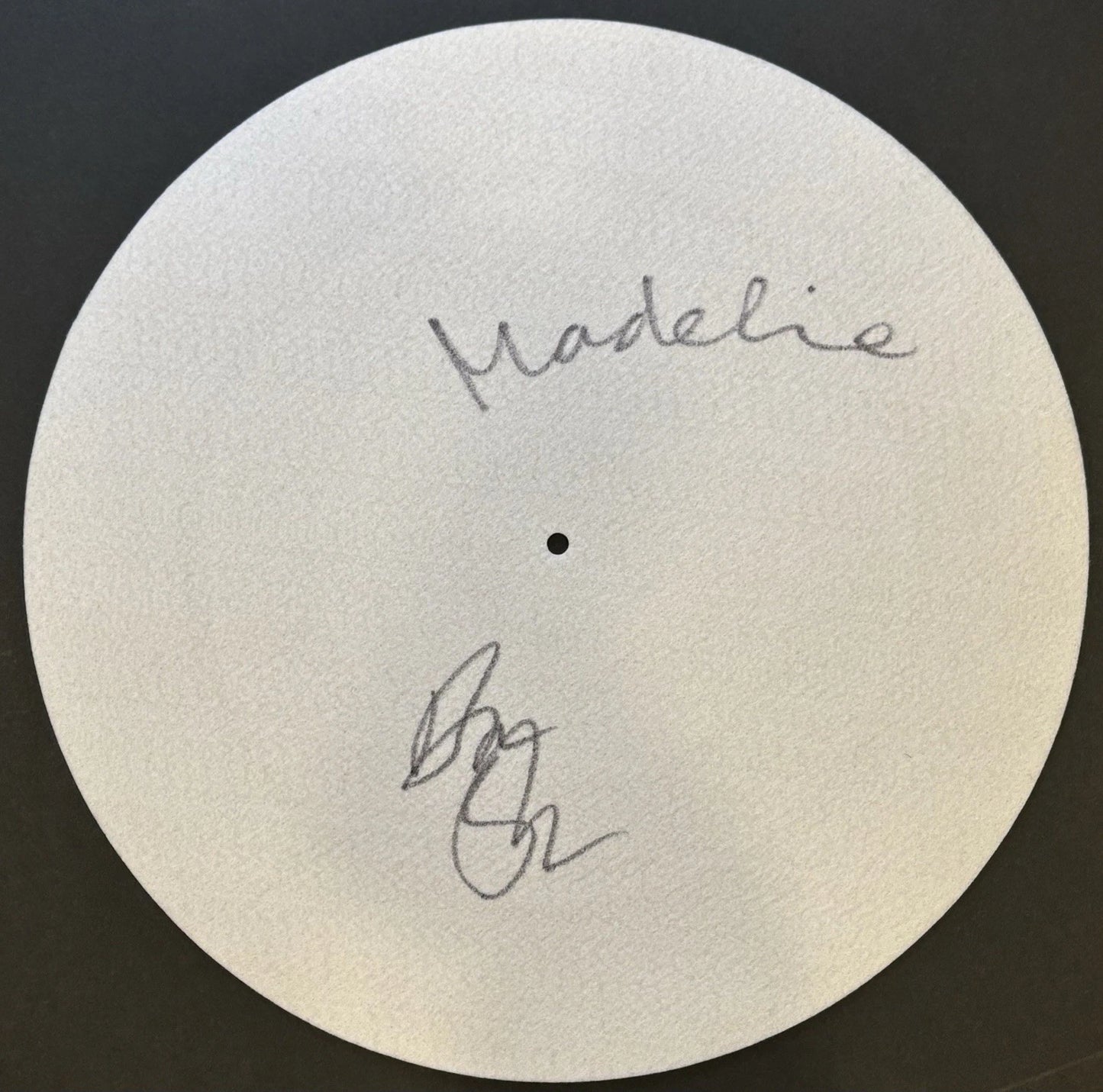 Cults Dual Autographed/Signed To The Ghosts Slip Mat & Zoetrope Vinyl!