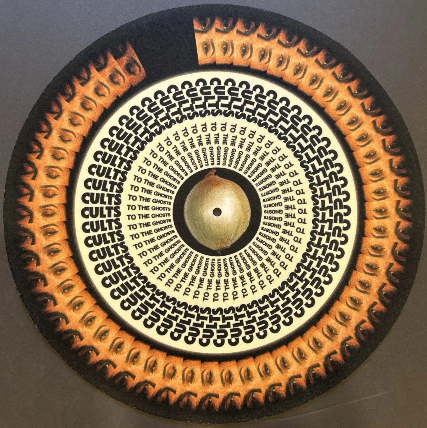 Cults Dual Autographed/Signed To The Ghosts Slip Mat & Zoetrope Vinyl!