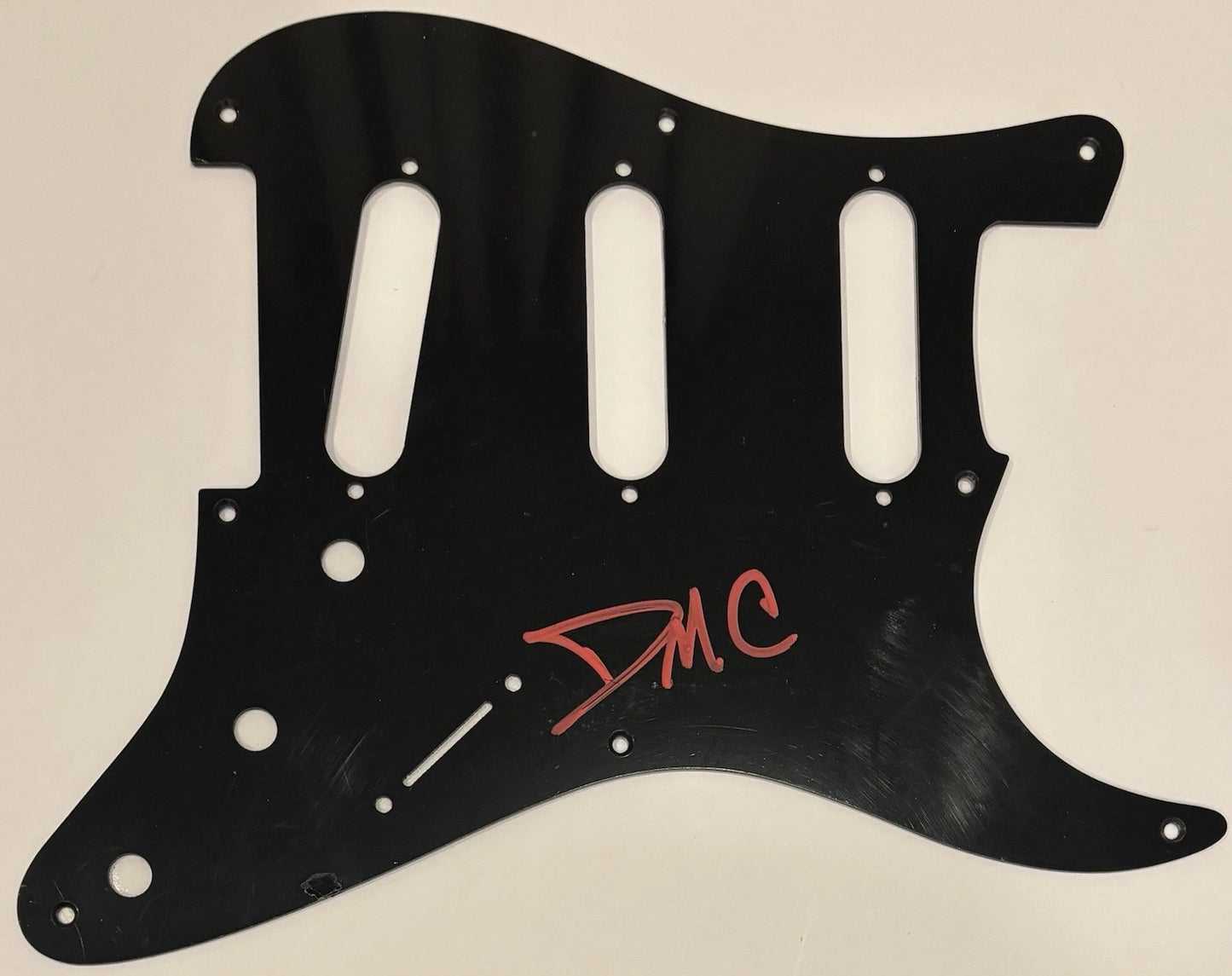 DMC Darryl McDaniels (Run DMC) Autographed/Signed Guitar Pick Guard Exact Proof!