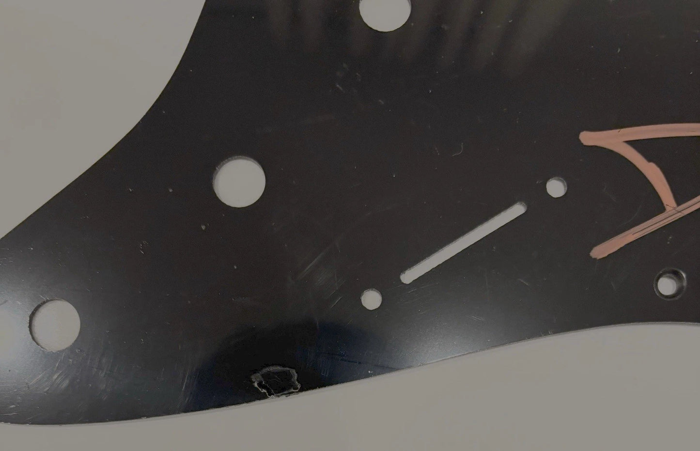 DMC Darryl McDaniels (Run DMC) Autographed/Signed Guitar Pick Guard Exact Proof!