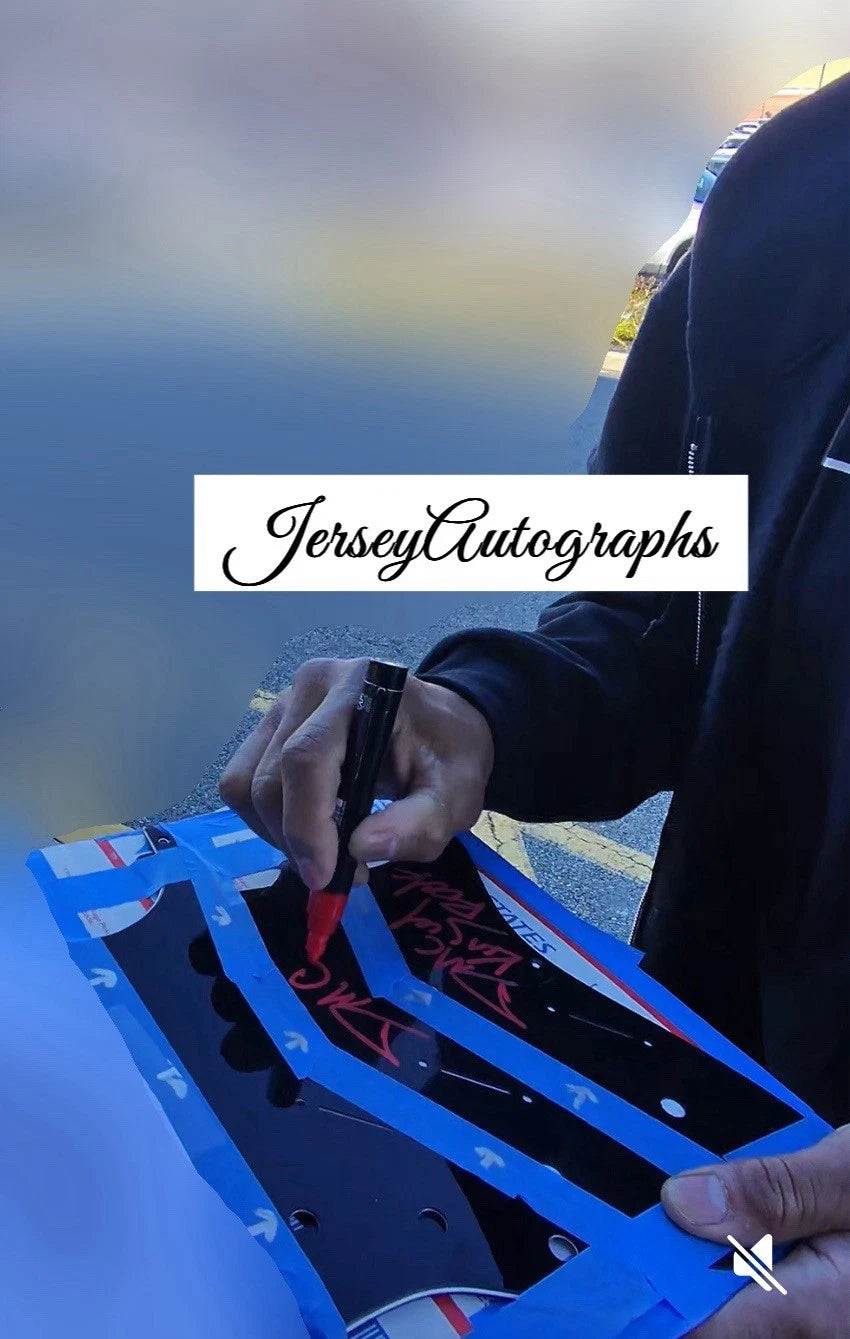 DMC Darryl McDaniels (Run DMC) Autographed/Signed Guitar Pick Guard Exact Proof!