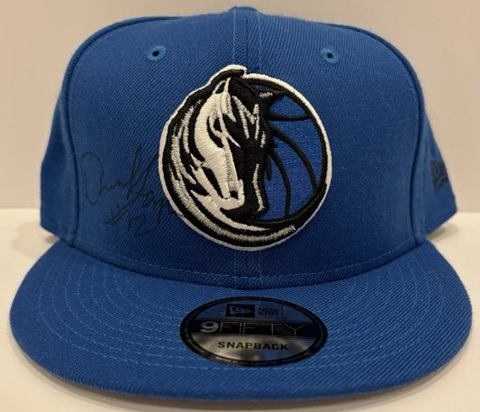 Derek Harper Autographed/Signed Dallas Mavericks Snapback Hat Exact Proof!