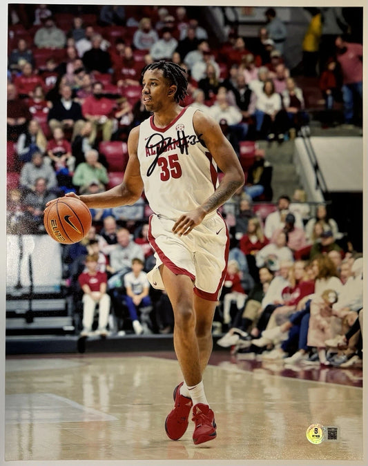 Derrion Reid Autographed/Signed Alabama Crimson Tide 11x14 Photo Beckett Witness!