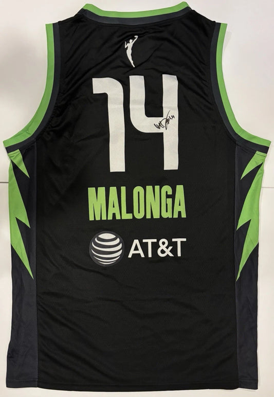 Dominique Malonga Autographed/Signed Seattle Storm Jersey Exact Proof!